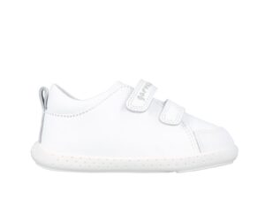 zapato infantil respetuoso Garvalín blanco vista lateral