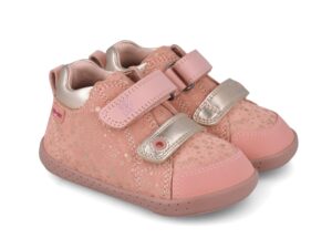 botín barefoot respetuoso niña Garvalín rosa vista frontal