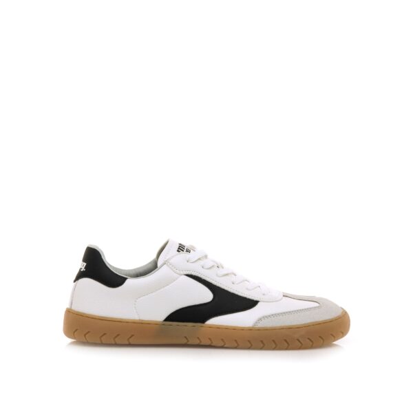 sneaker barefoot vegano hombre Mustang Free Plity Off White vista lateral interna