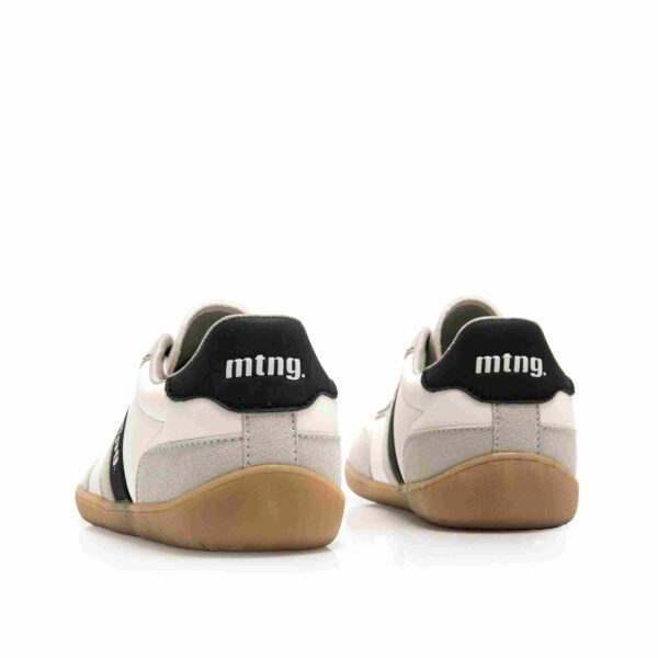 sneaker barefoot vegano mujer Mustang Plity Off White vista trasera