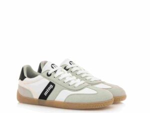 sneaker barefoot vegano mujer Mustang Plity Off White vista lateral