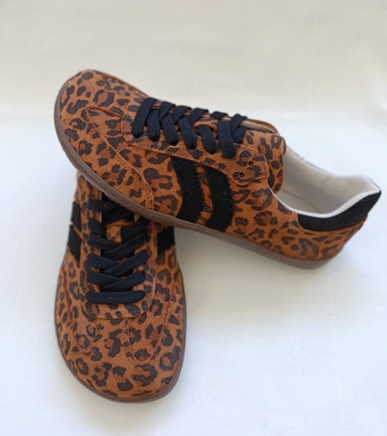 Zapatillas barefoot Coqueflex 4415 Samba leopardo - Imagen 2
