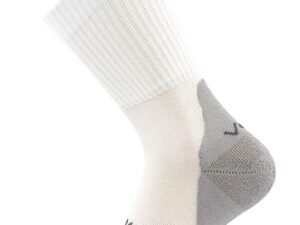 Calcetín barefoot de rizo blanco suave y flexible ideal para movimiento natural