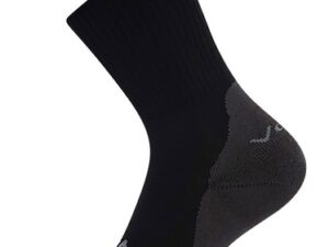 Calcetín barefoot de rizo negro resistente y minimalista para máxima comodidad