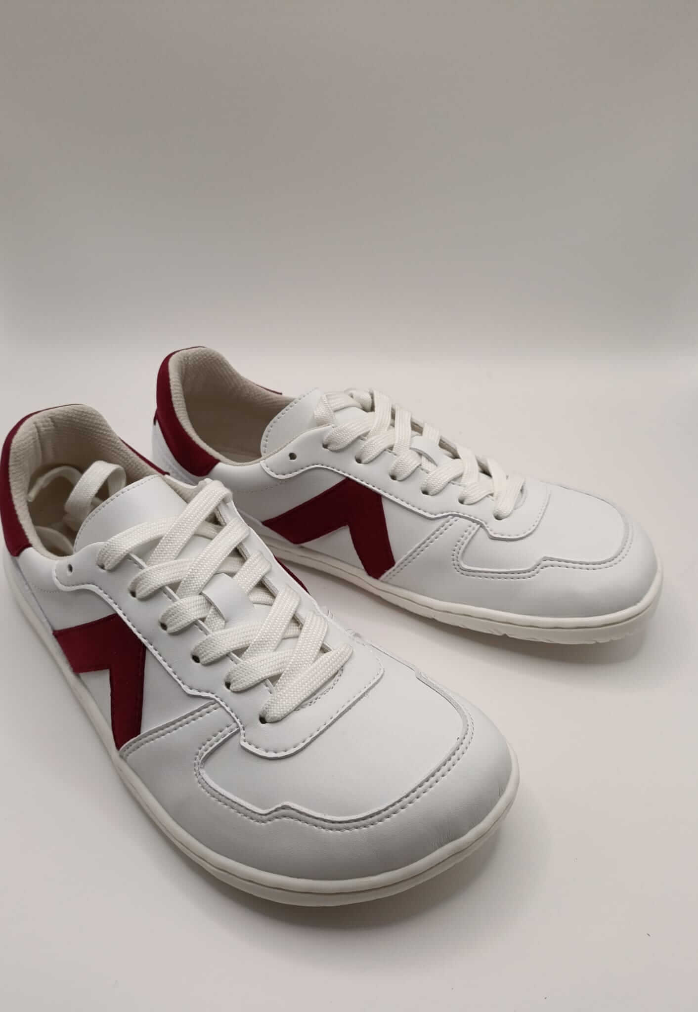 Zapatillas barefoot Coqueflex 4389 blanco y cereza - Imagen 2