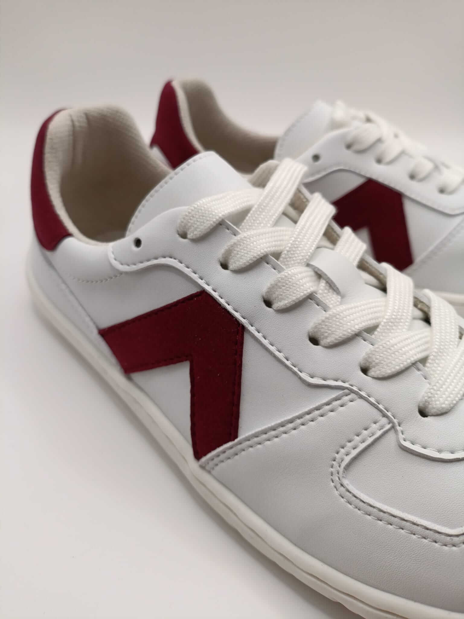 Zapatillas barefoot Coqueflex 4389 blanco y cereza - Imagen 3