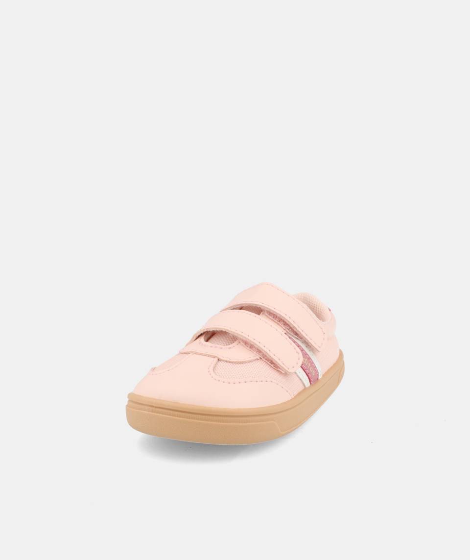 calzado respetuoso infantil rosa con doble velcro Blanditos Guppy