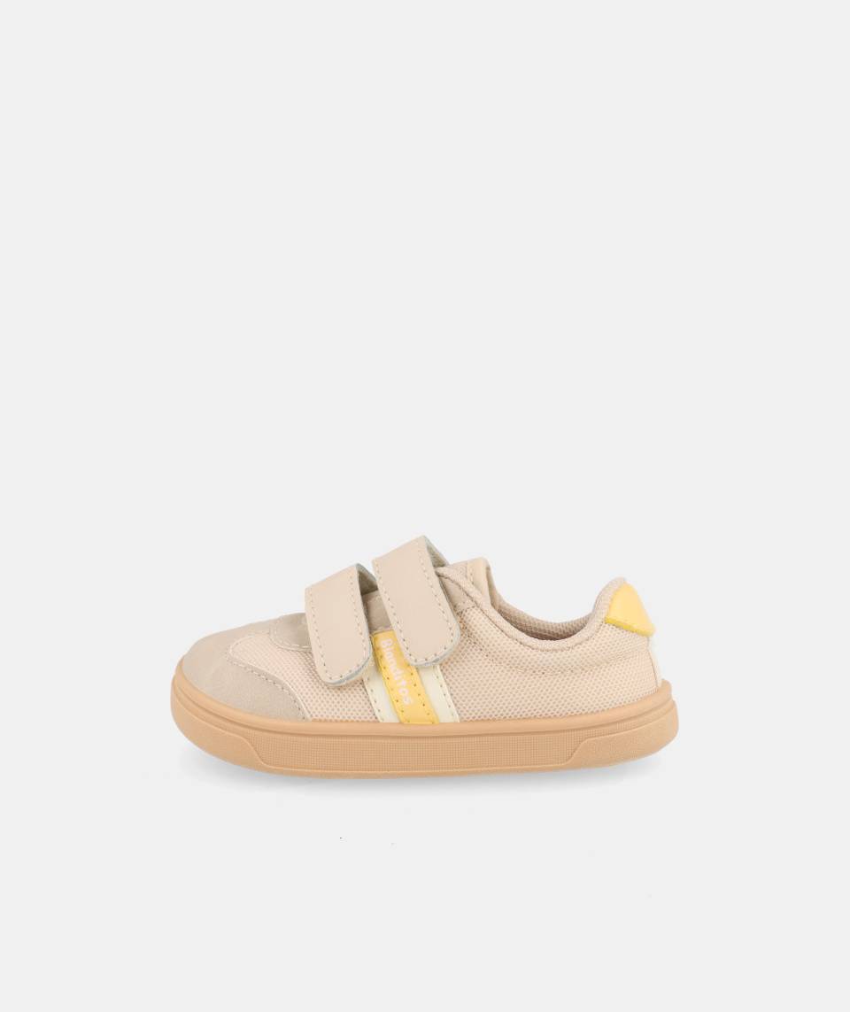 deportivas barefoot niños baratas Blanditos Guppy beige