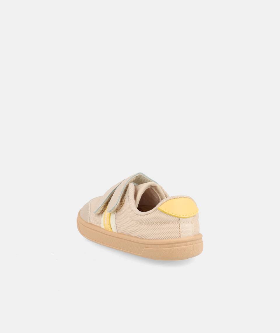 deportivas barefoot niños cómodas y económicas color beige uso diario