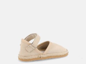 merceditas barefoot tipo alpargata niña Blanditos beige