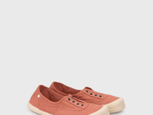 zapatillas barefoot lona mujer Igor terracota