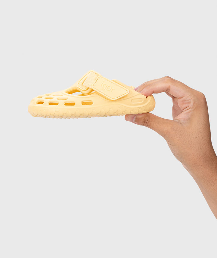 sandalias EVA ligeras Igor Tijuca vainilla resistentes agua sin contrafuerte