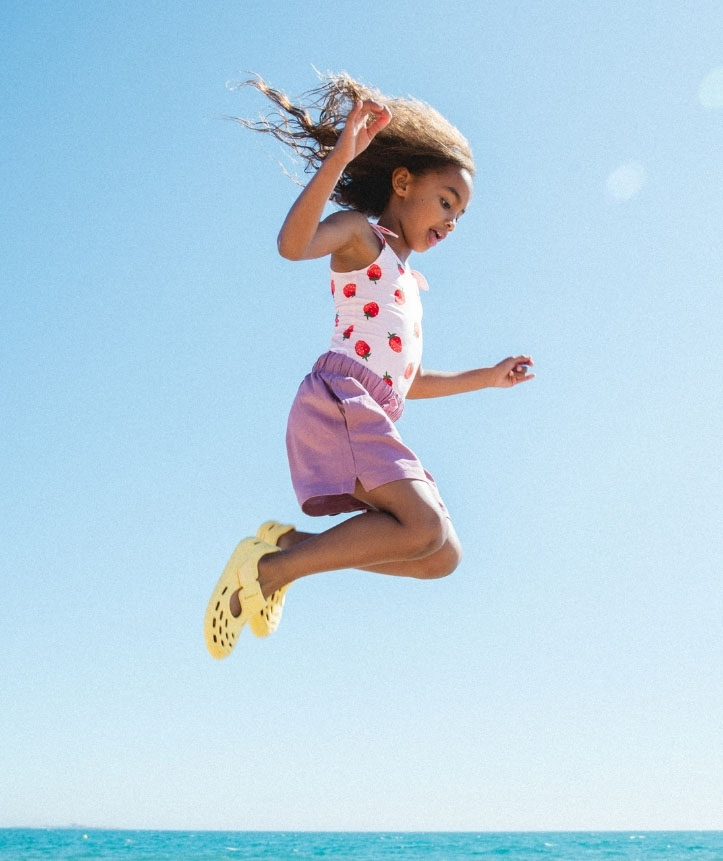 sandalias cangrejera barefoot verano niños playa piscina