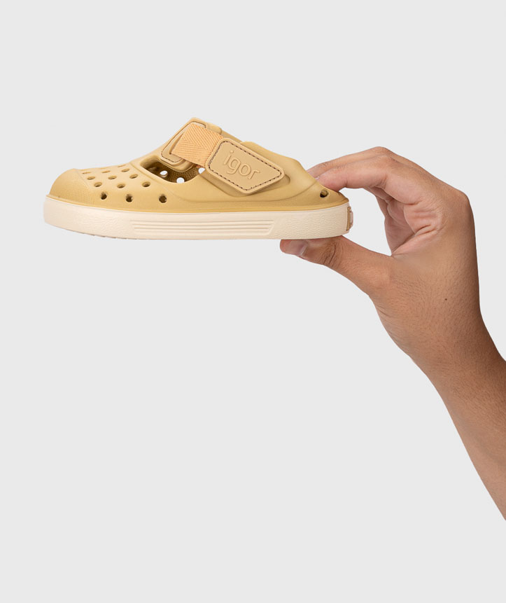 sandalias EVA amarillas ligeras Igor Malibu resistentes agua