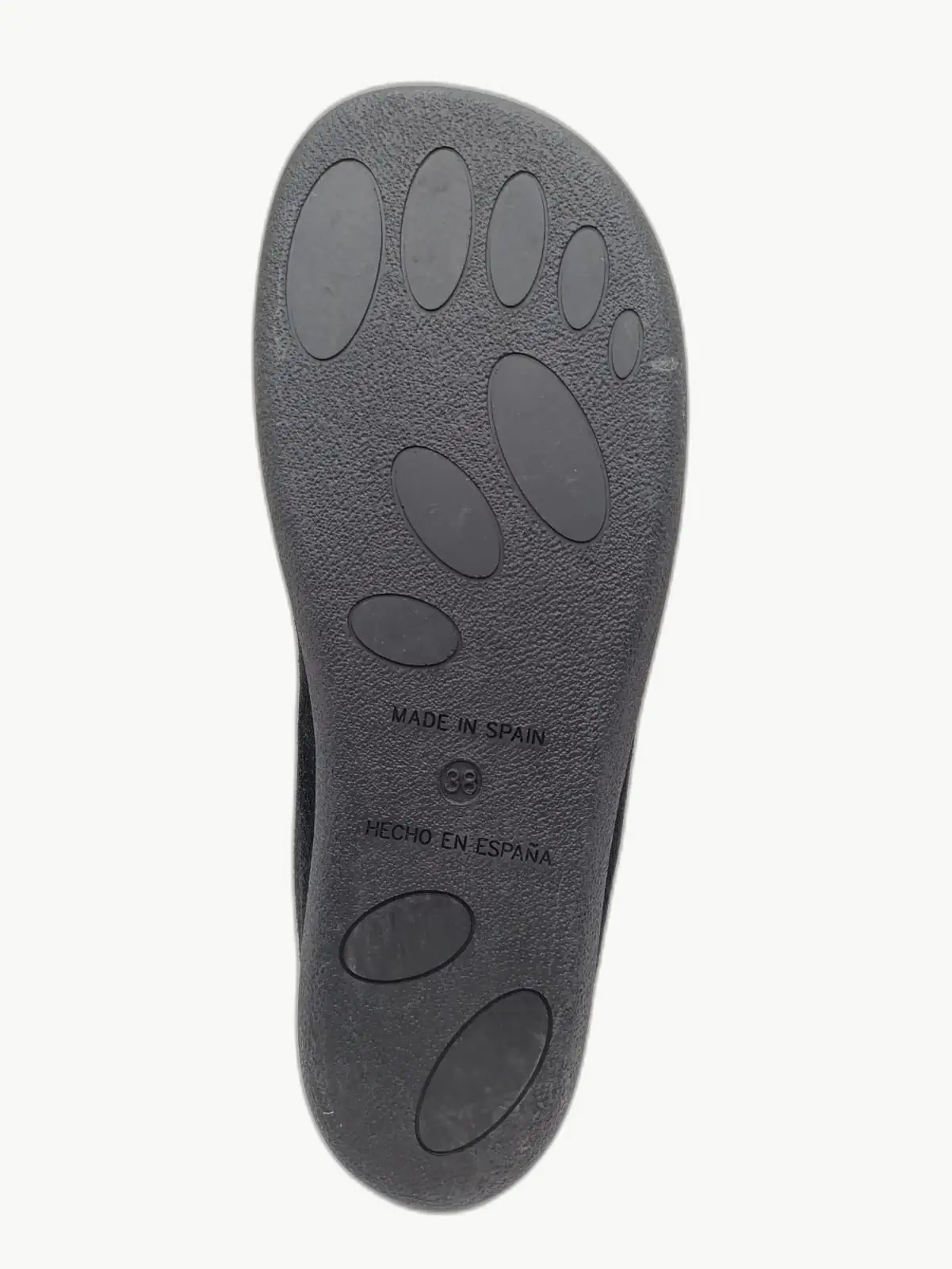Suela flexible del botín barefoot mujer, fabricado en España, talla 38