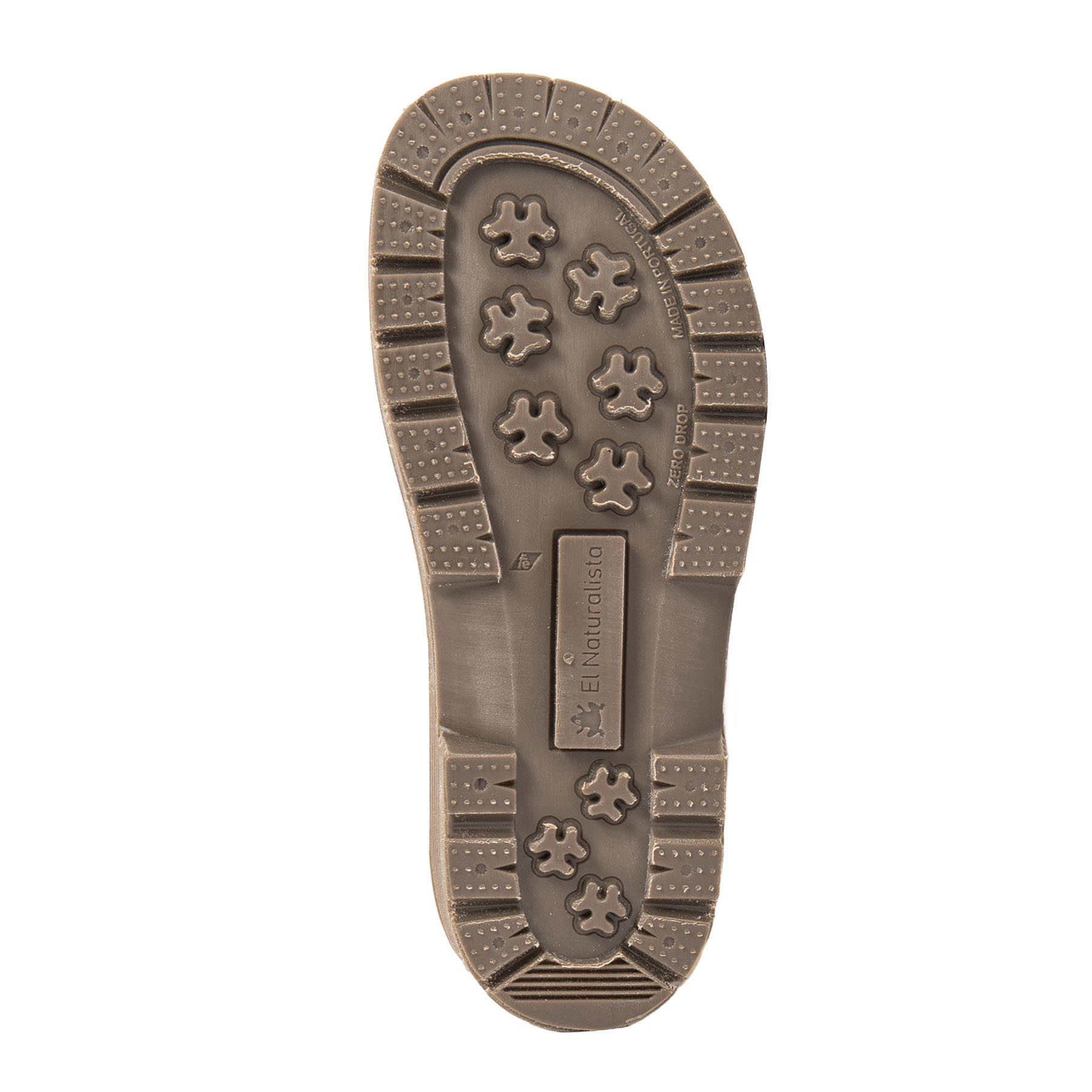 Suela antideslizante del botín de agua barefoot El Naturalista Chuva Rubber Topo-Skimo.