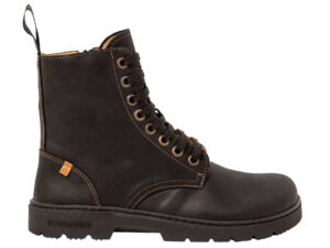 Suela flexible con drop cero de la bota barefoot El Naturalista Nómada N5264 Black
