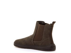 Botín chelsea barefoot vegano Mustang Free color marrón moka - vista trasera