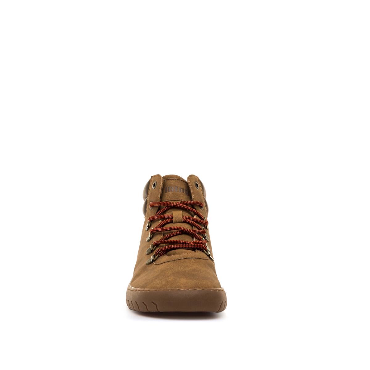 Botín barefoot vegano Mustang Free estilo trekking color camel - vista frontal