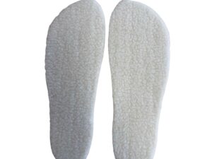 Plantillas barefoot de borreguito para invierno cálidas, transpirables y flexibles.