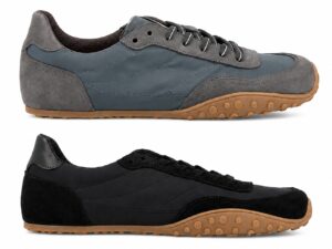 Zapatilla barefoot de Coqueflex Kova en colores gris y negro