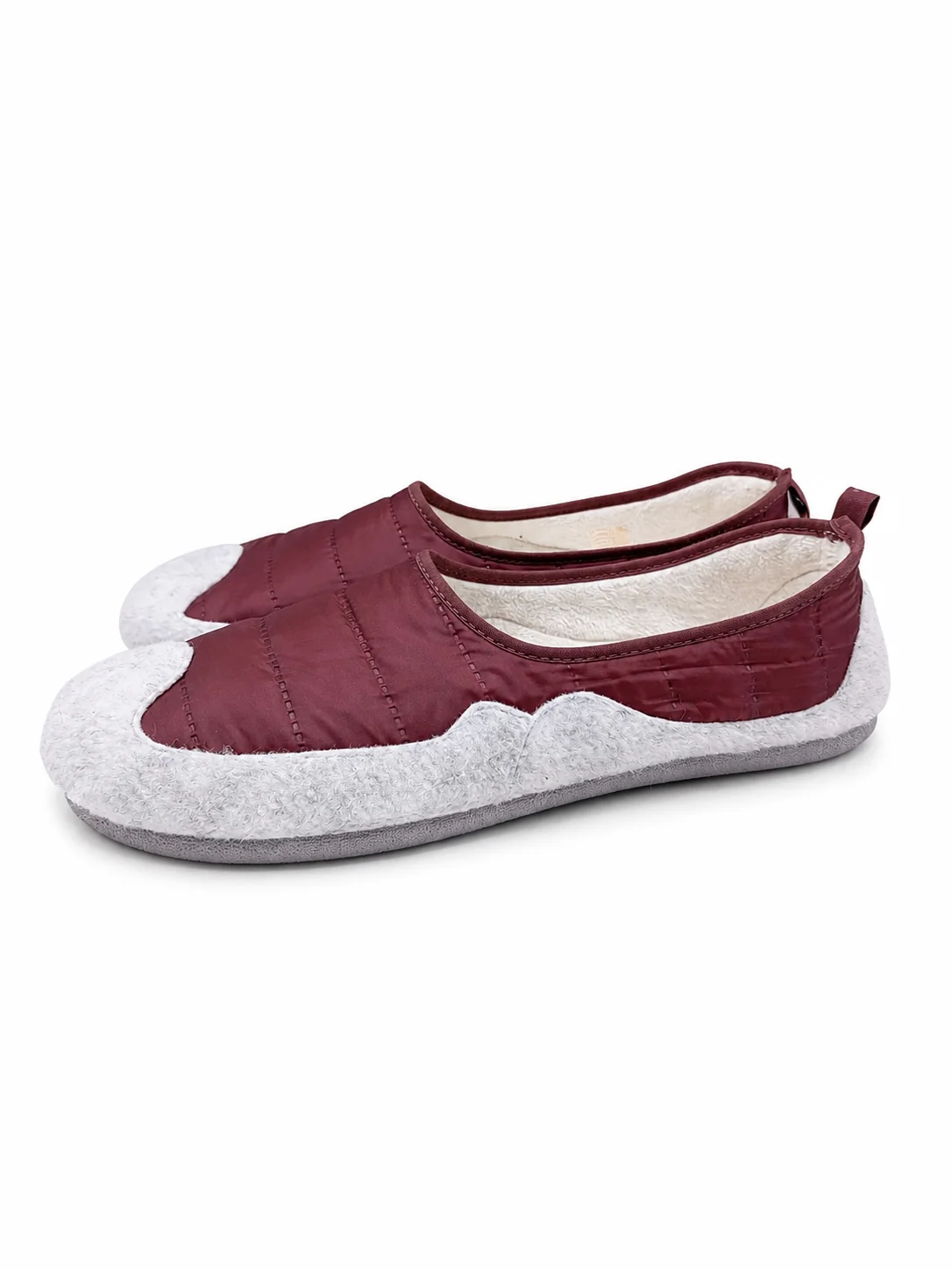 Puntera anatómica de las zapatillas de casa barefoot Batilas en burdeos