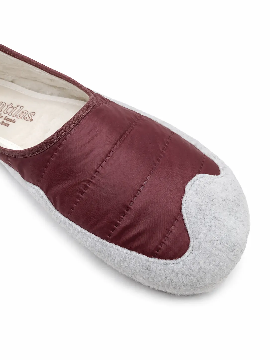 Puntera anatómica de las zapatillas de casa barefoot Batilas en burdeos
