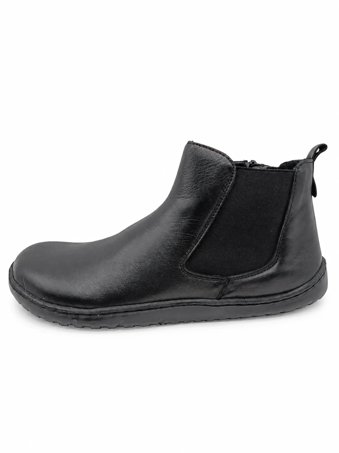 Bota barefoot Chelsea Vivant de mujer en piel negra