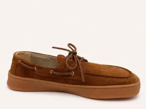 mocasin-barefoot-coqueflex-piel-hombre-marron-02 Mocasín barefoot de hombre Coqueflex en piel marrón, vista lateral