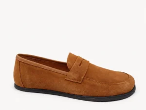 mocasin-barefoot-florencia-blanditos-by-crios-caramelo-lateral Mocasín barefoot Florencia Blanditos by Crios de serraje caramelo en vista lateral